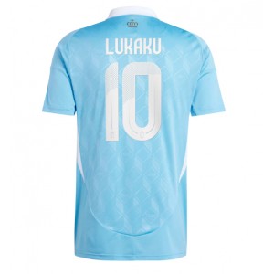 Fotbalové Dres Belgie Romelu Lukaku #10 Venkovní Oblečení ME 2024 Krátký Rukáv
